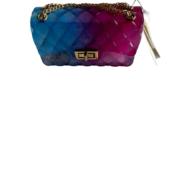 LE MIEL PVC JELLY PURSE QUILT EMBOSSED - Picture 3 of 8